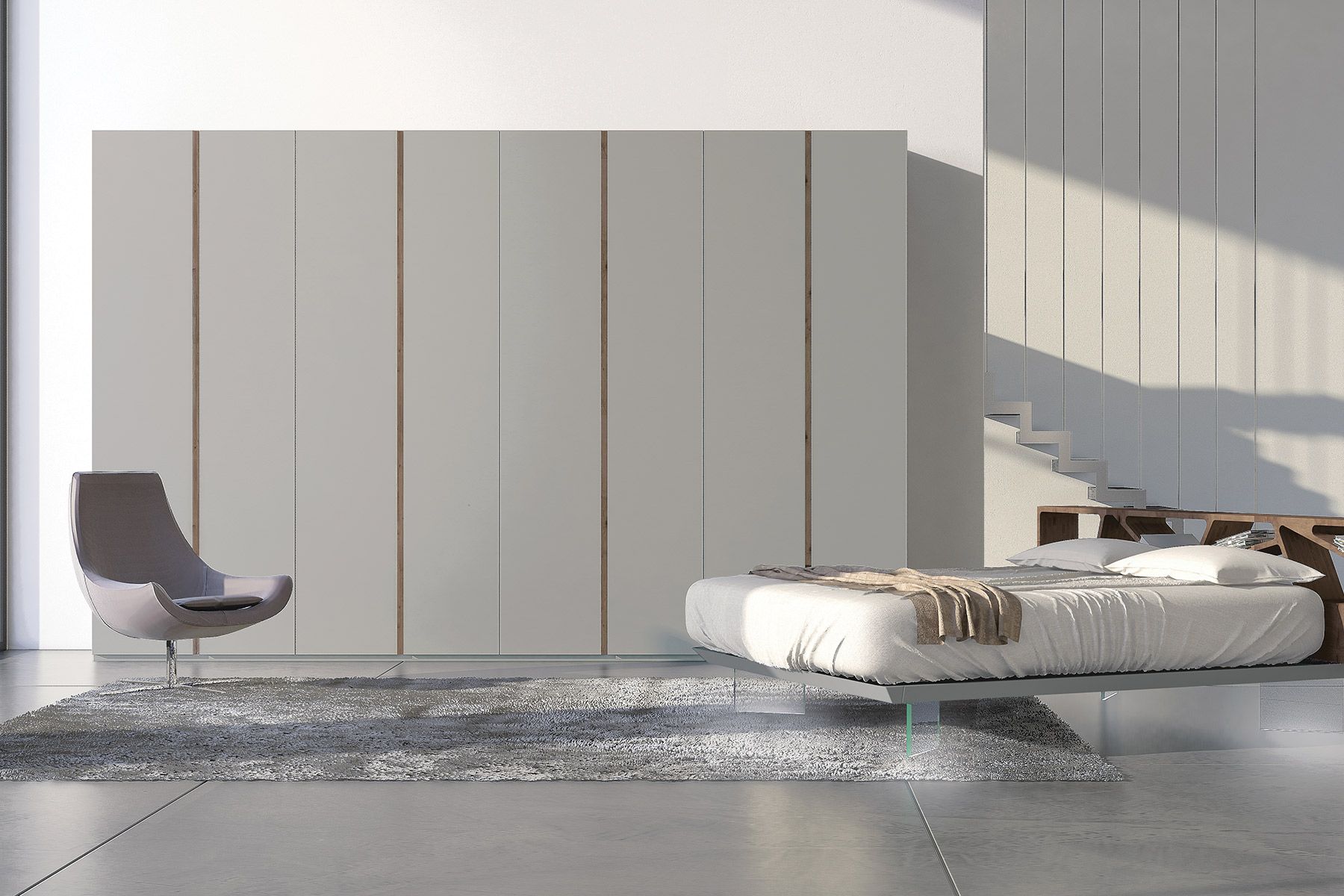 Mobili per camere da letto, armadi e letti matrimoniali, singoli e per bambini a GEO.